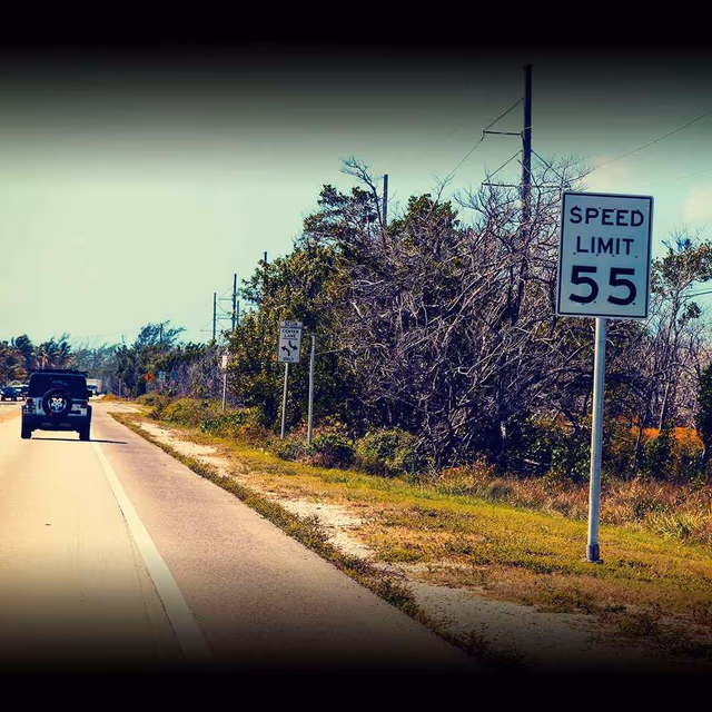 55 mph Speed Limit Day