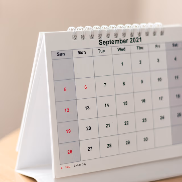 Calendar Adjustment Day