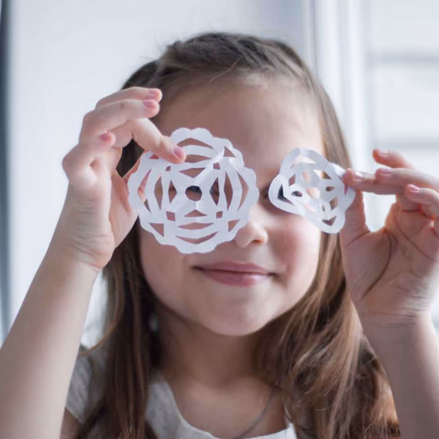 Make Cut-Out Snowflakes Day