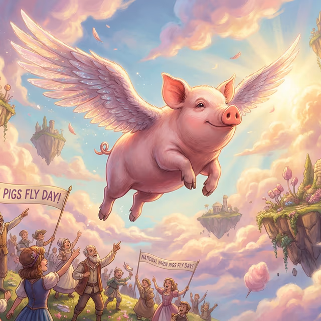 National When Pigs Fly Day